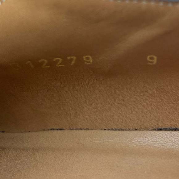 GUCCI Black Perforated Leather Oxford Cap Toe Lace Up Shoes - Picture 8 of 8